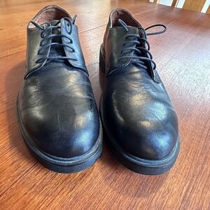 Eddie Bauer Black Dress Leather Lace Up Oxfords Men's US 13 M 1323 VTG